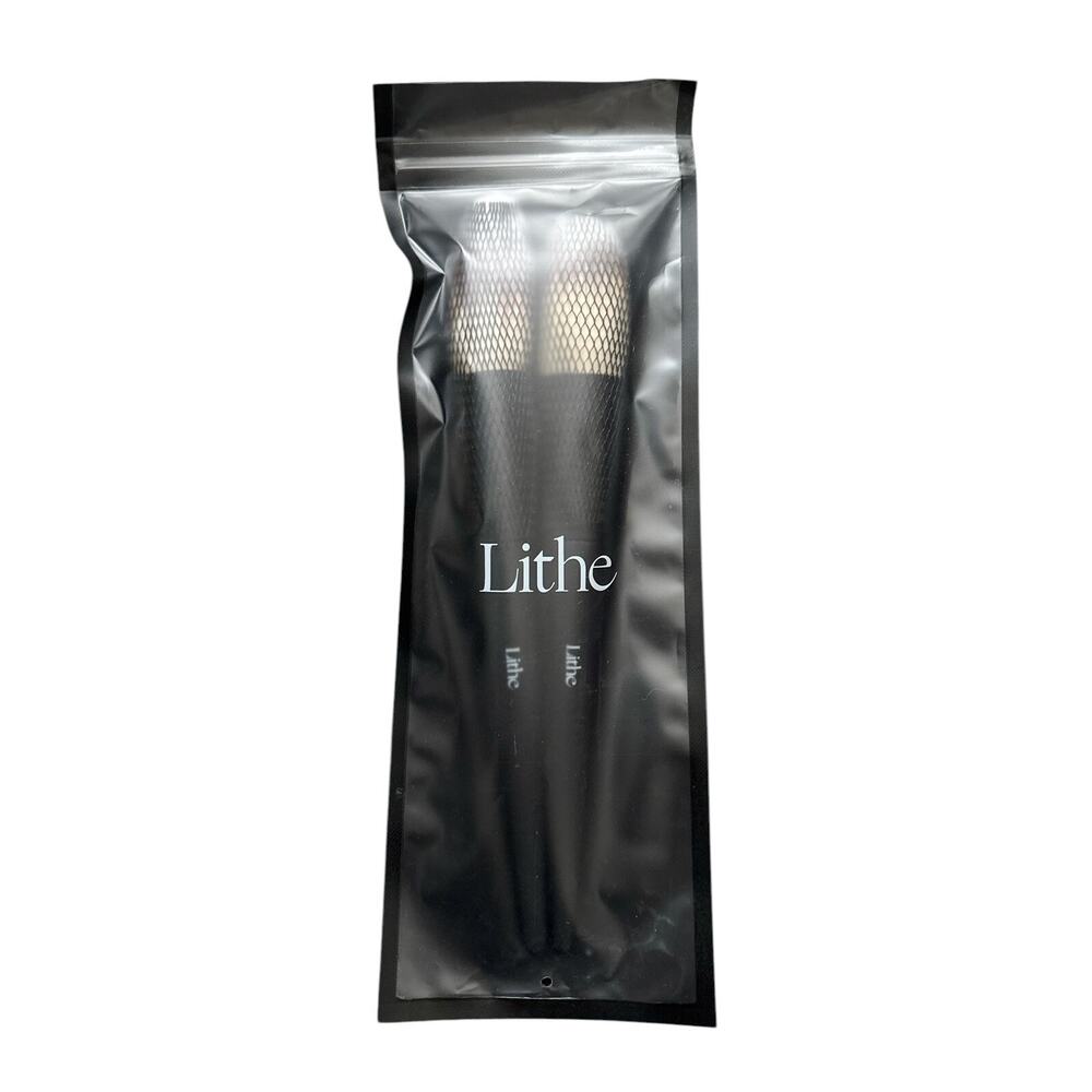 Lithe Beauty 2 Pc Makeup Brush Set Bronzer Powder Face Brushes New